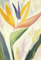 Abstract Tropical Poster