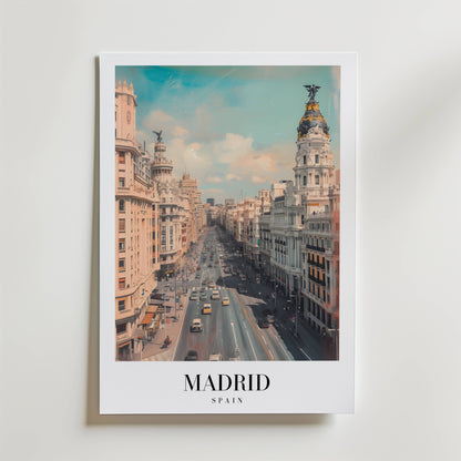 Gran Via Of Madrid Poster