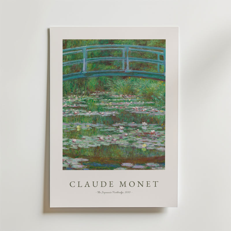 Claude Monet Footbridge Poster