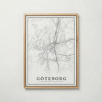 Göteborg Karta Poster
