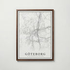 Göteborg Karta Poster
