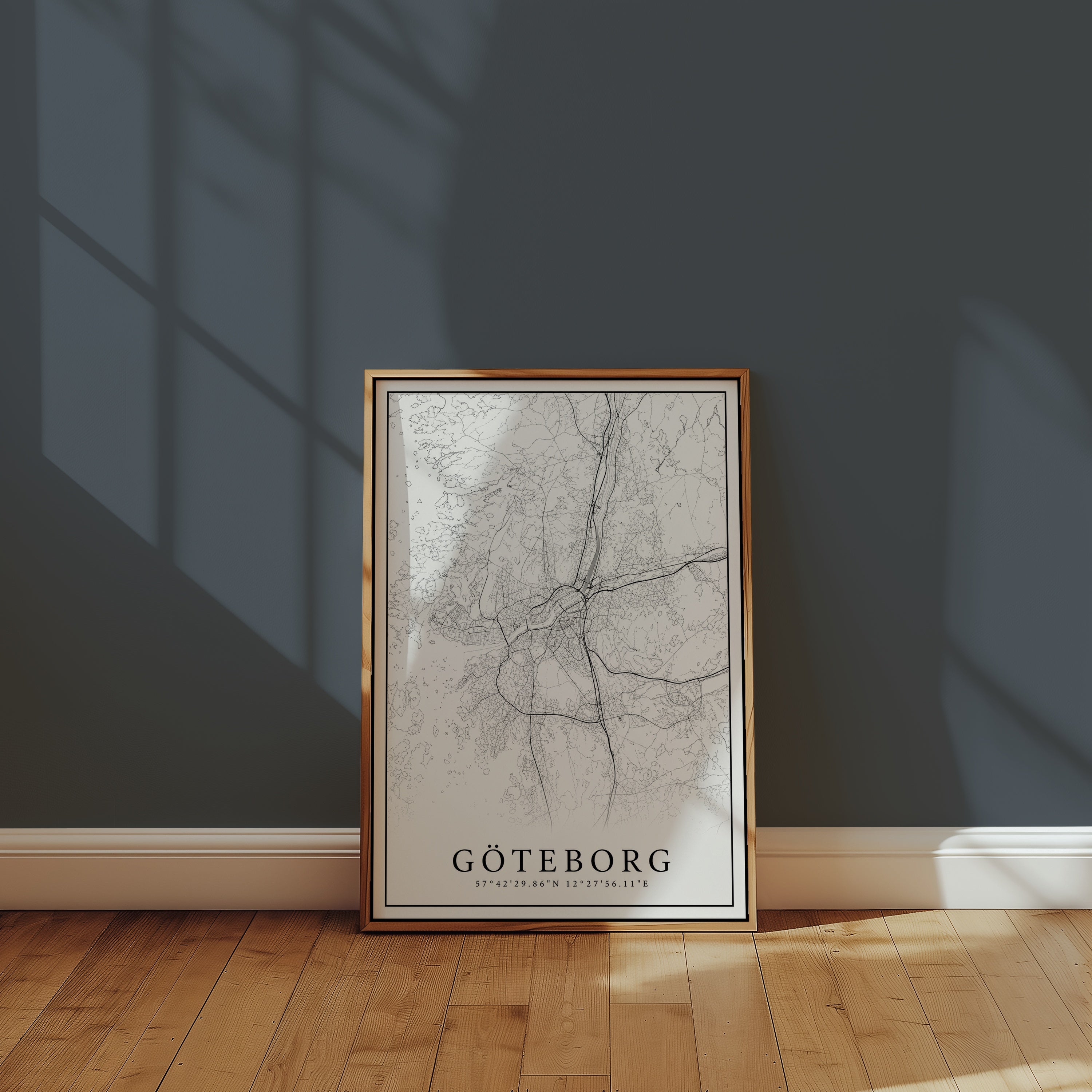 Göteborg Karta Poster