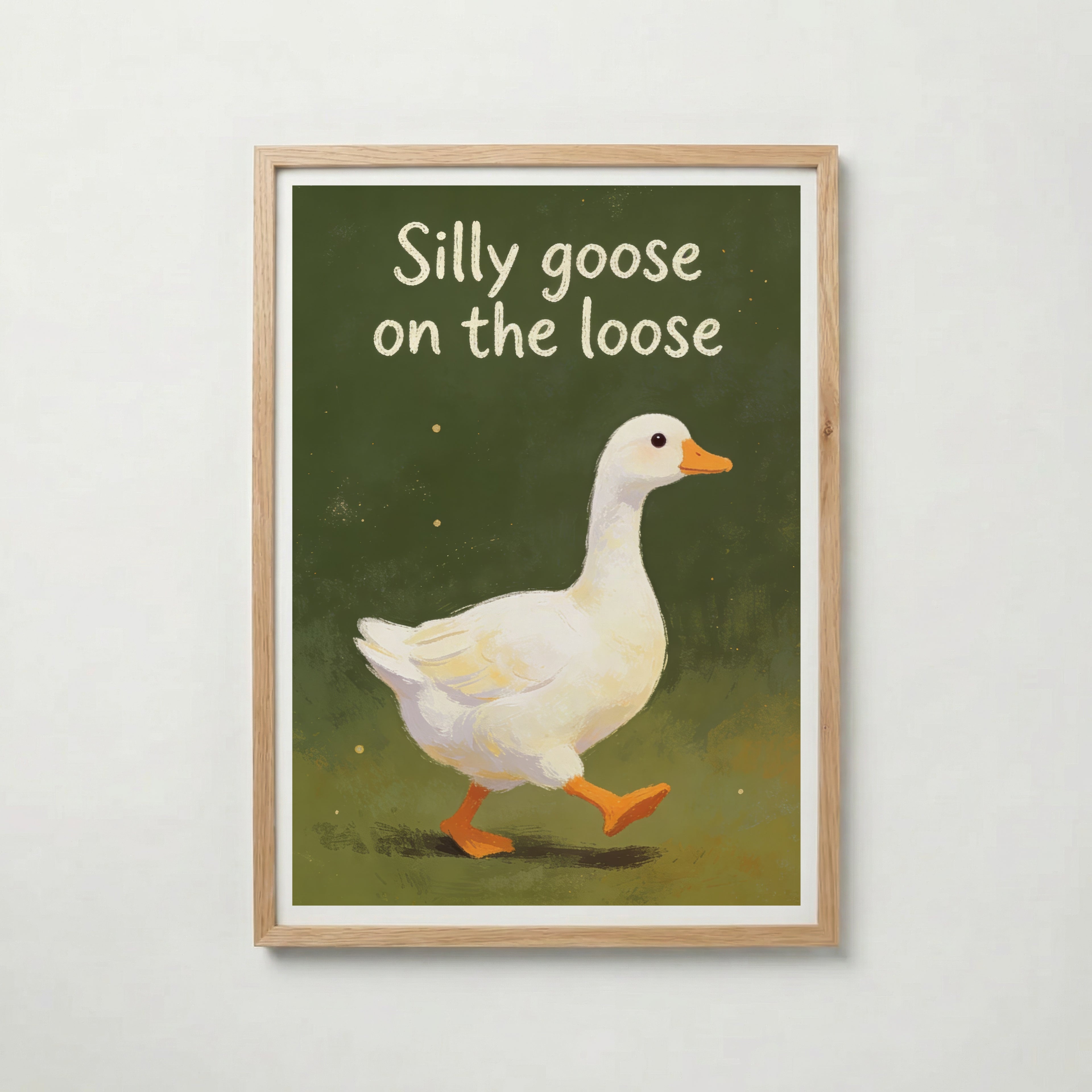 Silly Goose Poster – köp affisch till hemmet – Bozetto väggdekoration