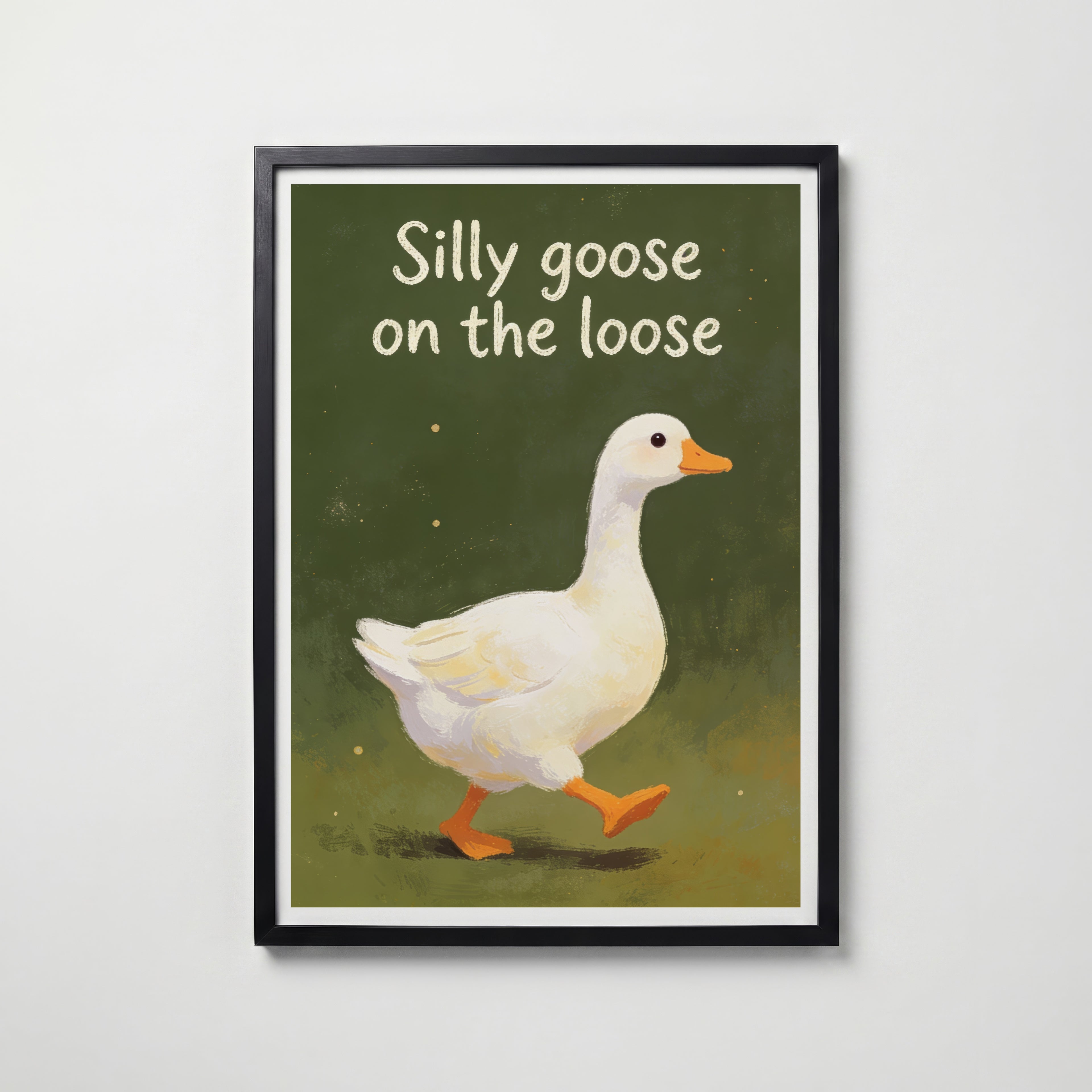 Silly Goose Poster affisch – stilren väggdekoration – Bozetto posters