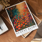 Gustav Klimt Radiant Wildflower Symphony Poster affisch – köp poster online – Bozetto väggdekoration