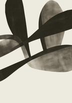 Abstract Leaves Art Poster