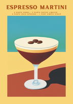 Espresso Martini Cocktail Poster