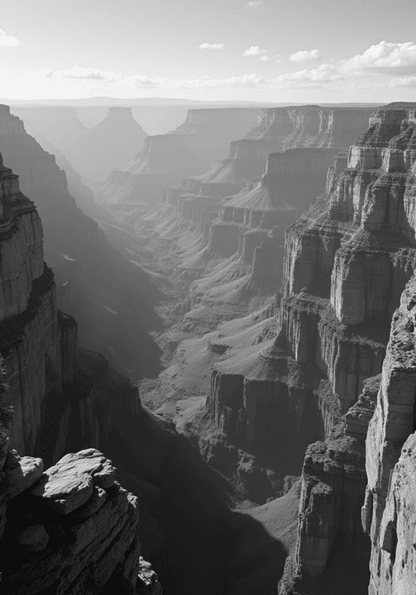 Grand Canyon Shadows Poster