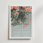 Rustic Floral Doorway Poster