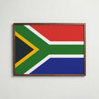 South Africa National Flag Poster poster – väggdekoration för hemmet – köp hos Bozetto