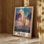 Golden Hour Over Manila Poster