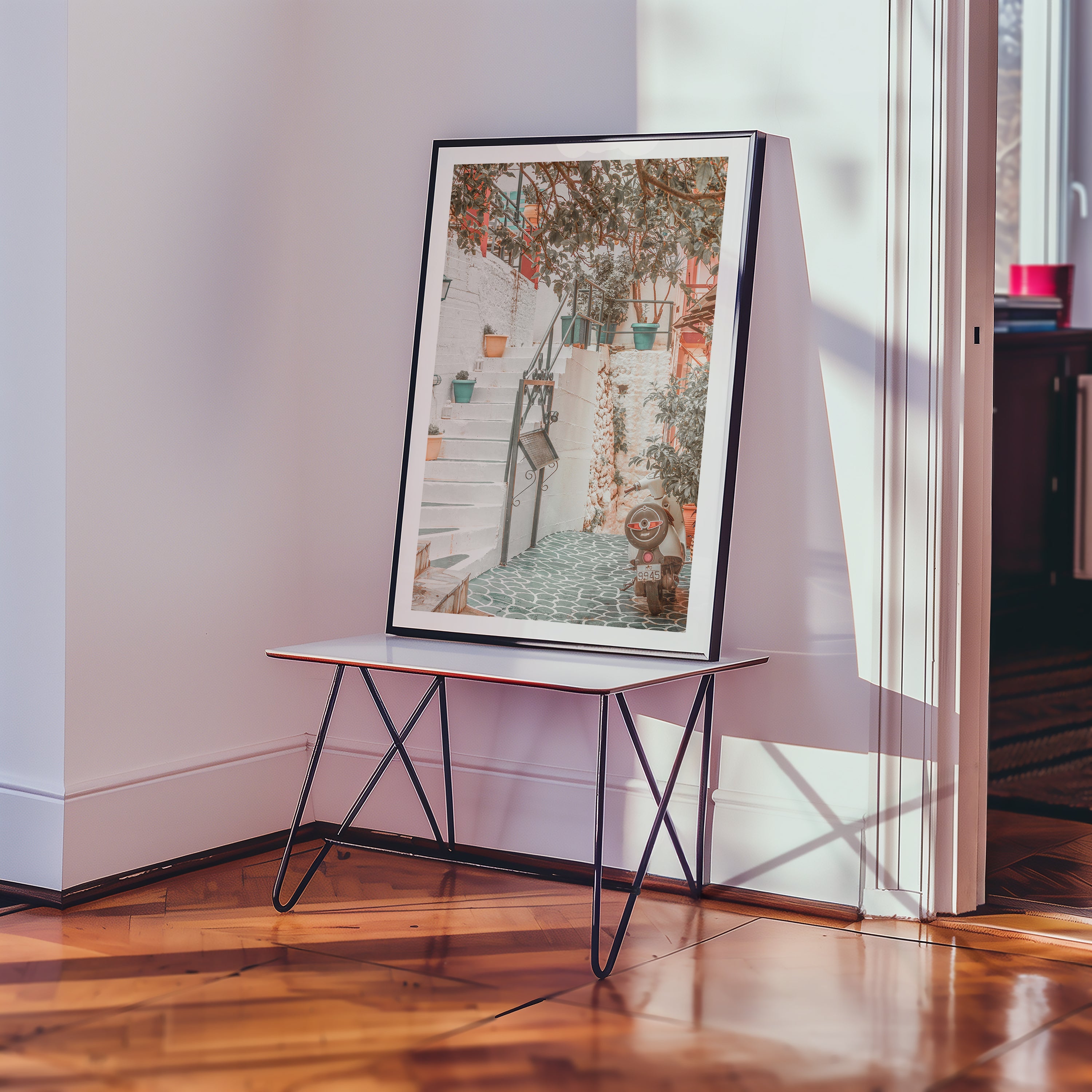 Mediterranean Alleyway Poster