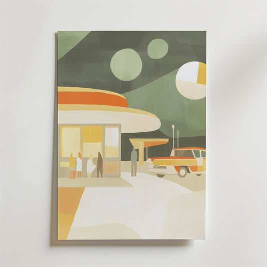 Orbit Café Poster