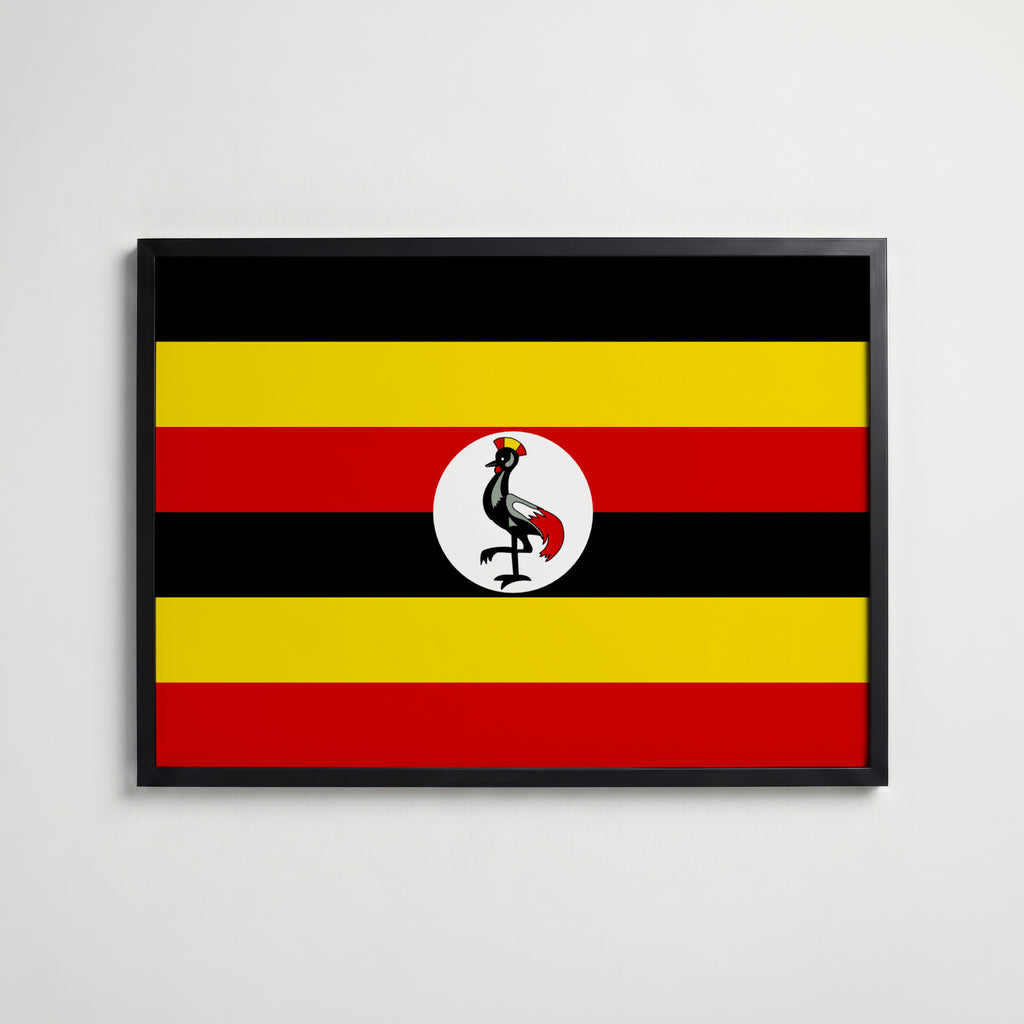 Uganda National Flag Poster affisch – köp poster online – Bozetto väggdekoration