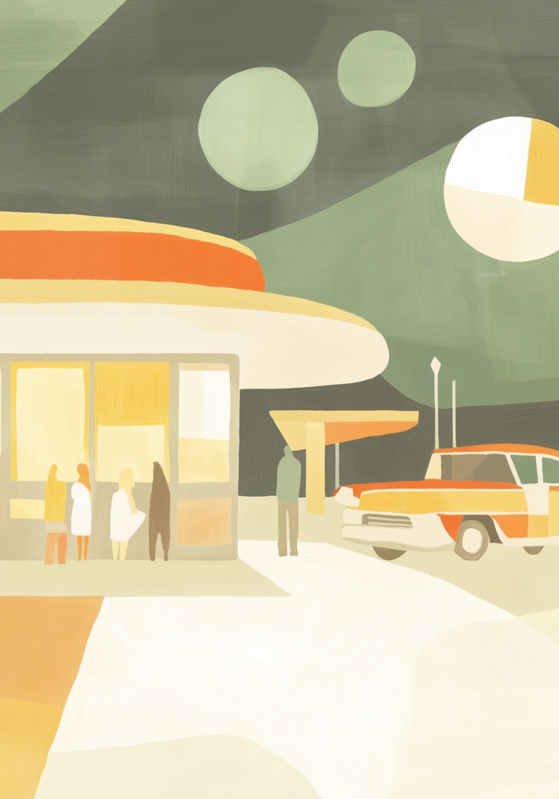 Orbit Café Poster