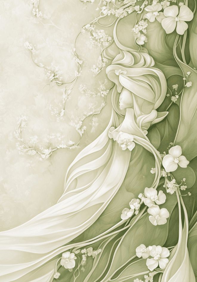 Abstract Blossom Grace Poster