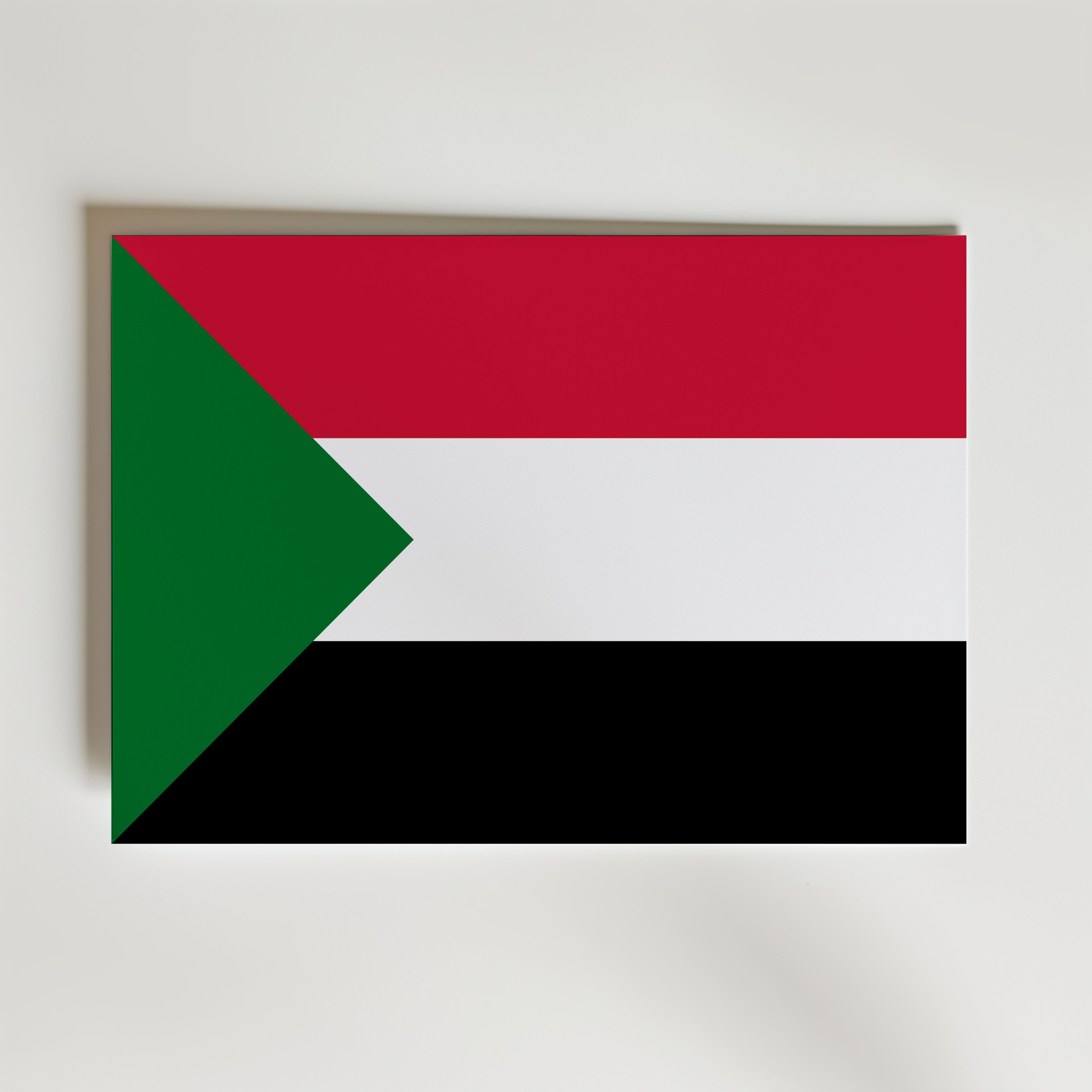 Sudan National Flag Poster affisch – poster till väggdekoration – köp online hos Bozetto