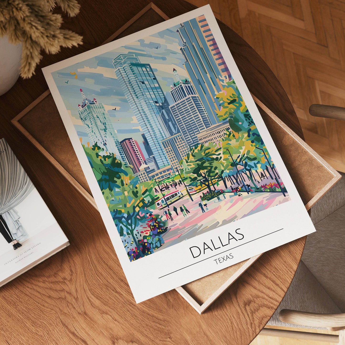 Dallas Skyline Poster