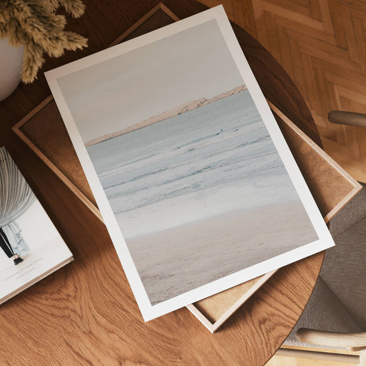 Calm Shoreline Stillness Poster