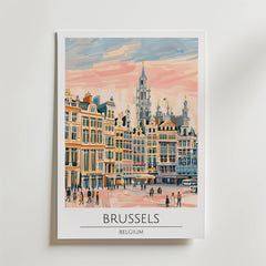 Brussels Grand Square Poster