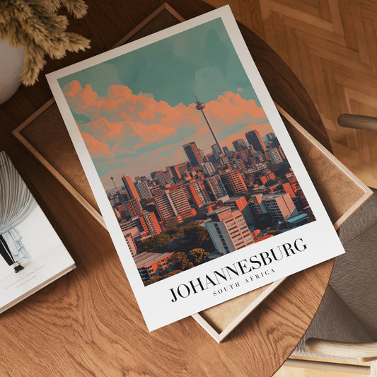 Johannesburg In The Sun Poster