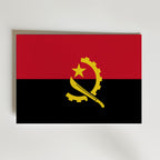 Angola National Flag Poster affisch – poster till väggdekoration – köp online hos Bozetto