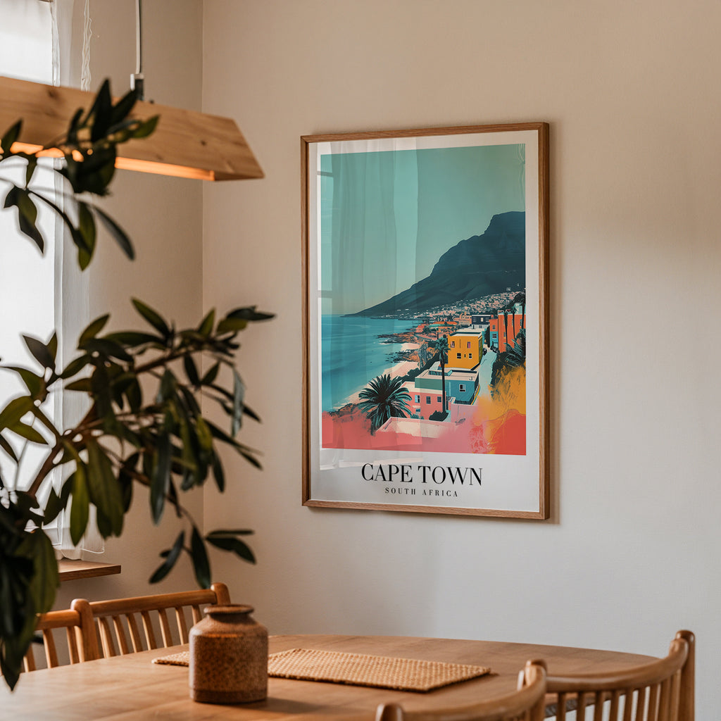 Cape Town By The Sea Poster