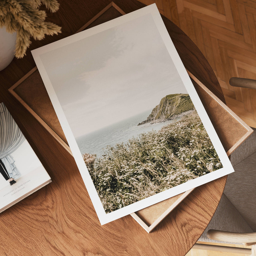 Coastal Wildflower Breeze Poster