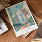 Atlanta Skyline Poster
