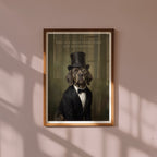 High Class Dog Poster affisch – köp poster online – Bozetto väggdekoration