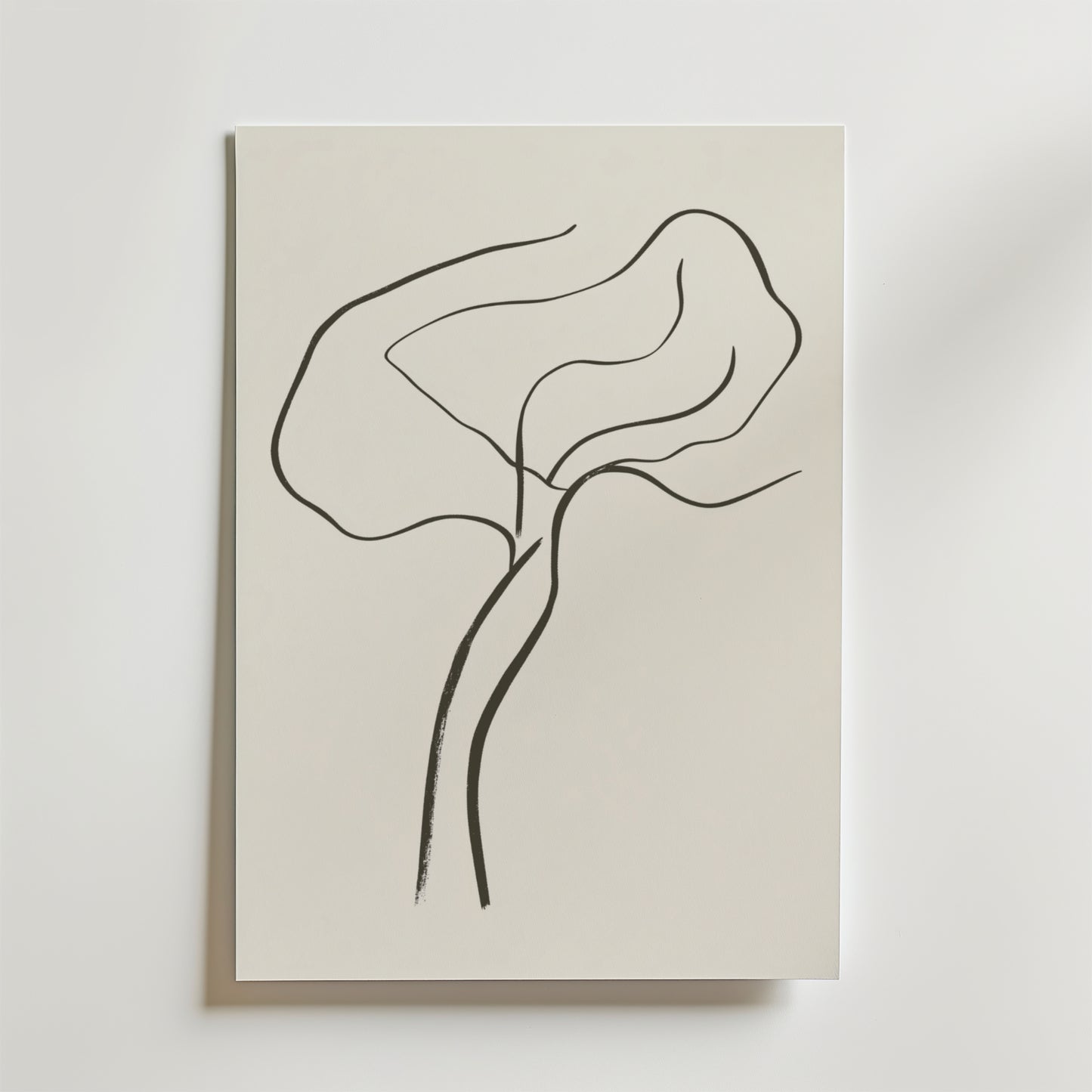Dancing Tree Line Poster