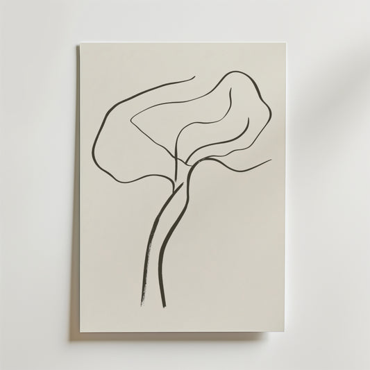 Dancing Tree Line Poster