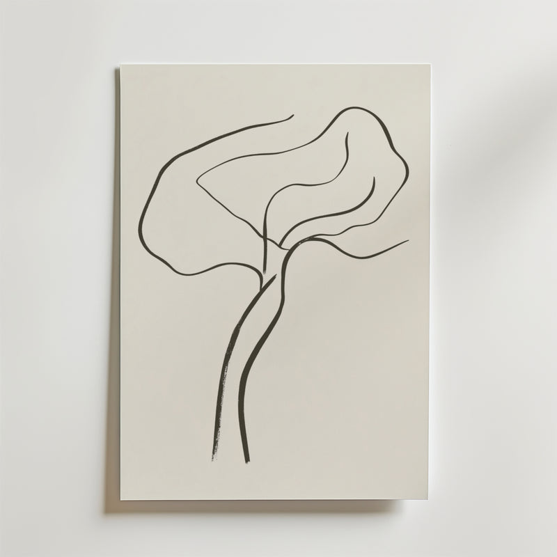 Dancing Tree Line Poster