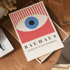 Bauhaus Eye Design Poster