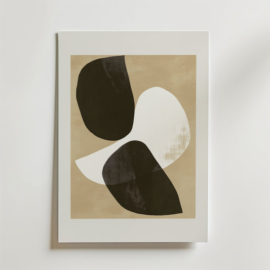 Minimal Abstract Shapes Poster