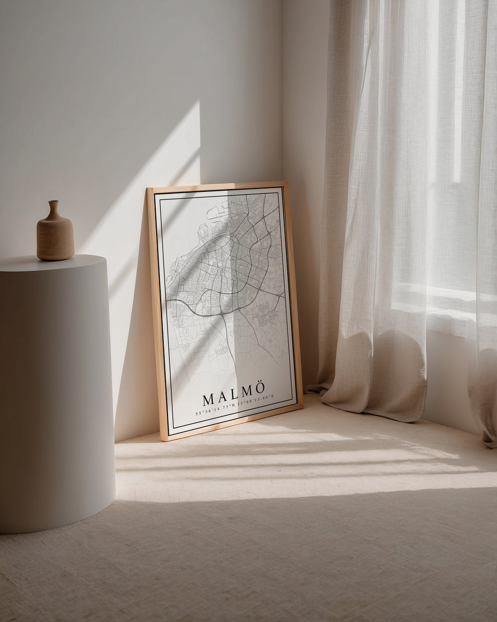 Malmö Karta Poster