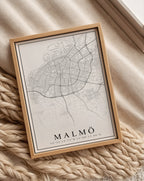 Malmö Karta Poster