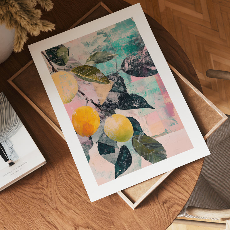 Lemon Garden Poster