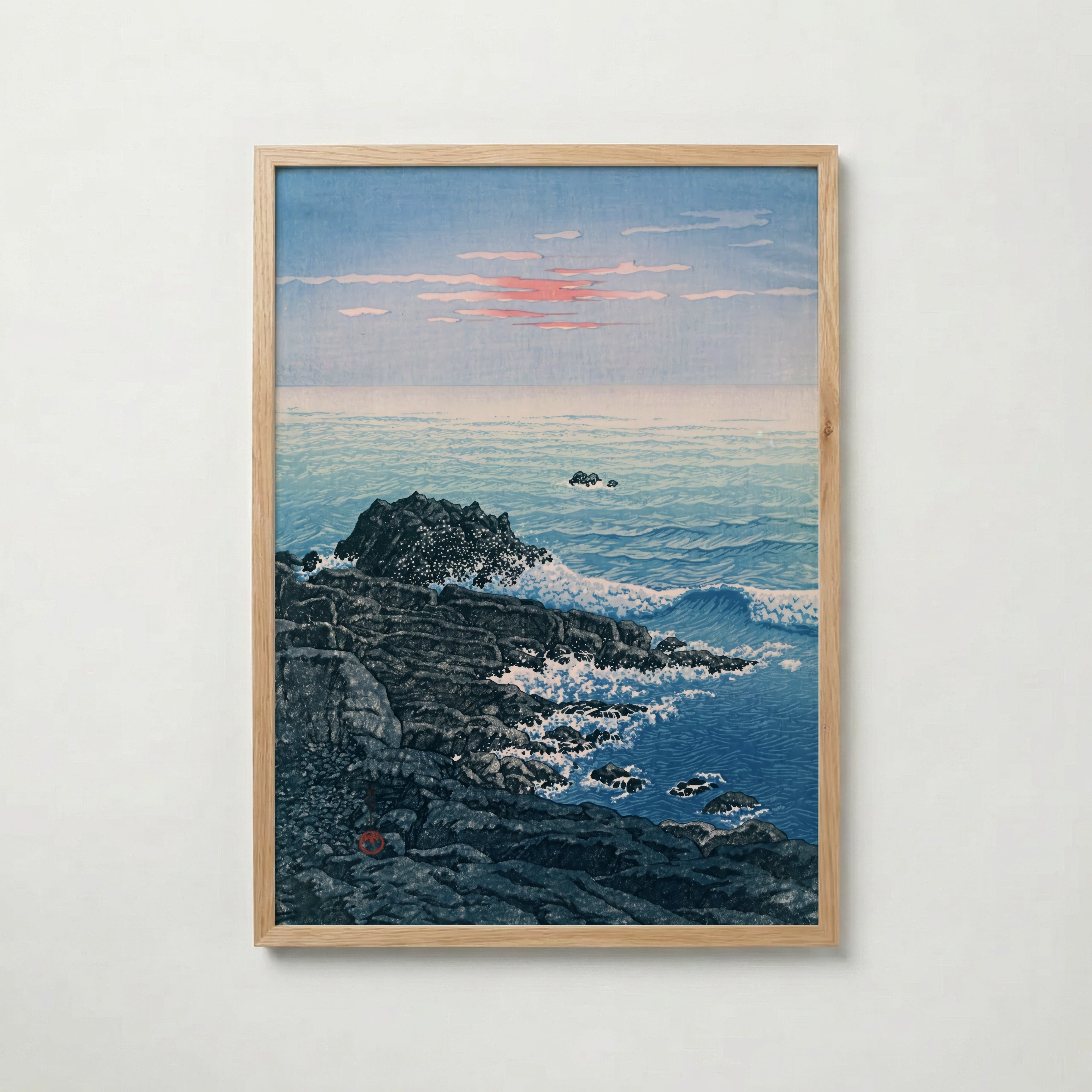 Morning at Cape Inubo Kawase Hasui Poster poster – väggdekoration för hemmet – köp hos Bozetto
