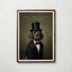 High Class Dog Poster affisch – stilren väggdekoration – Bozetto posters