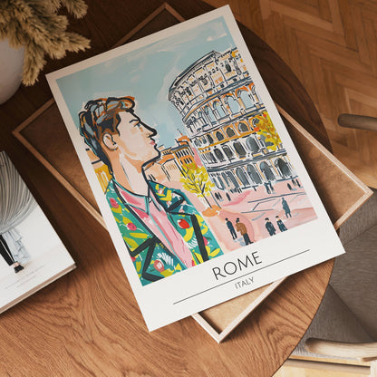 Rome Colosseum Stroll Poster