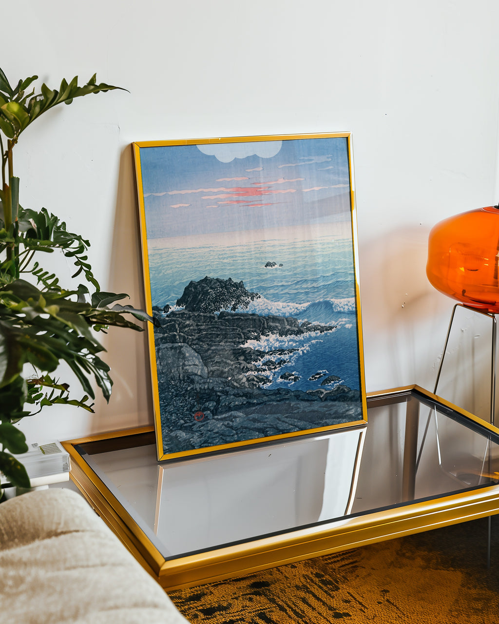 Morning at Cape Inubo Kawase Hasui Poster – poster väggdekoration inredning – Affischer hos Bozetto