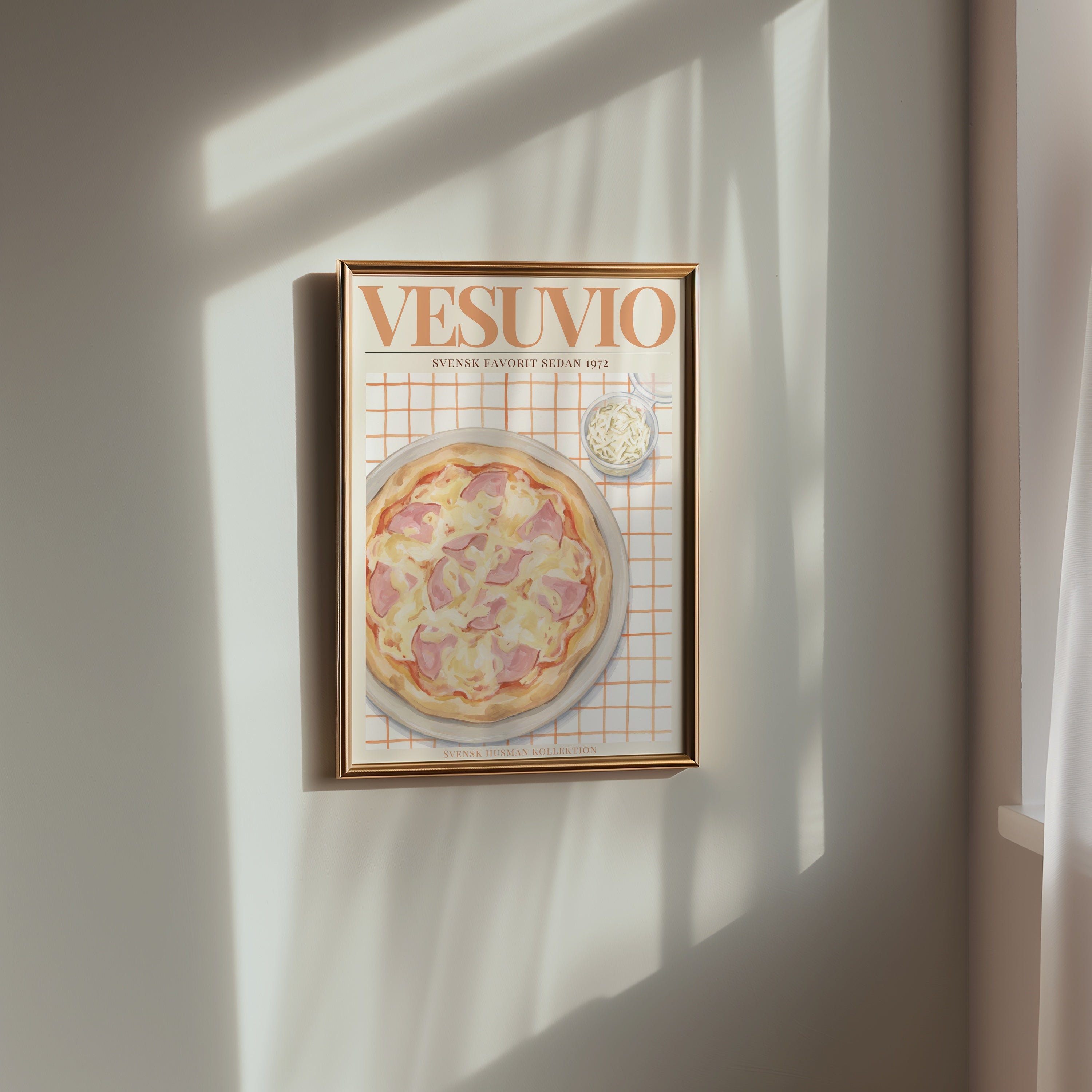 Vesuvio Poster – poster väggdekoration inredning – Affischer hos Bozetto