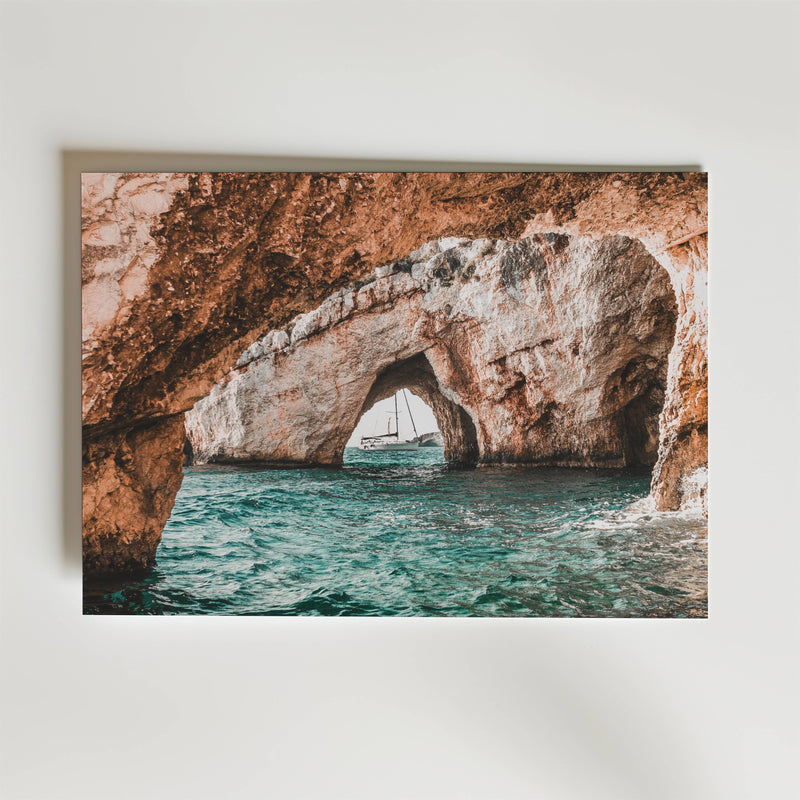 Coastal Cave Passage Poster