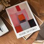 Depth Between Lines Mark Rothko Poster