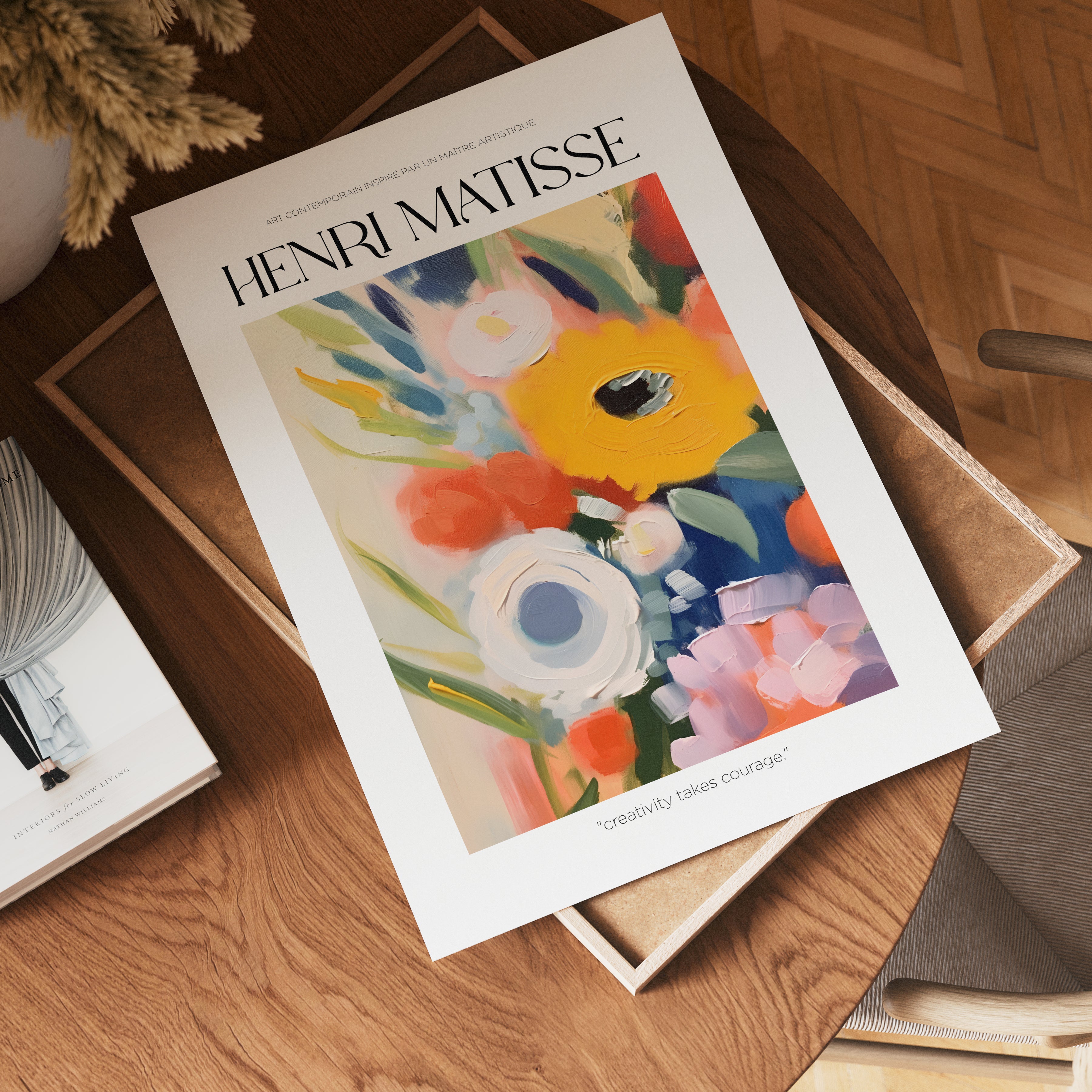 Courage in Bloom Matisse Poster