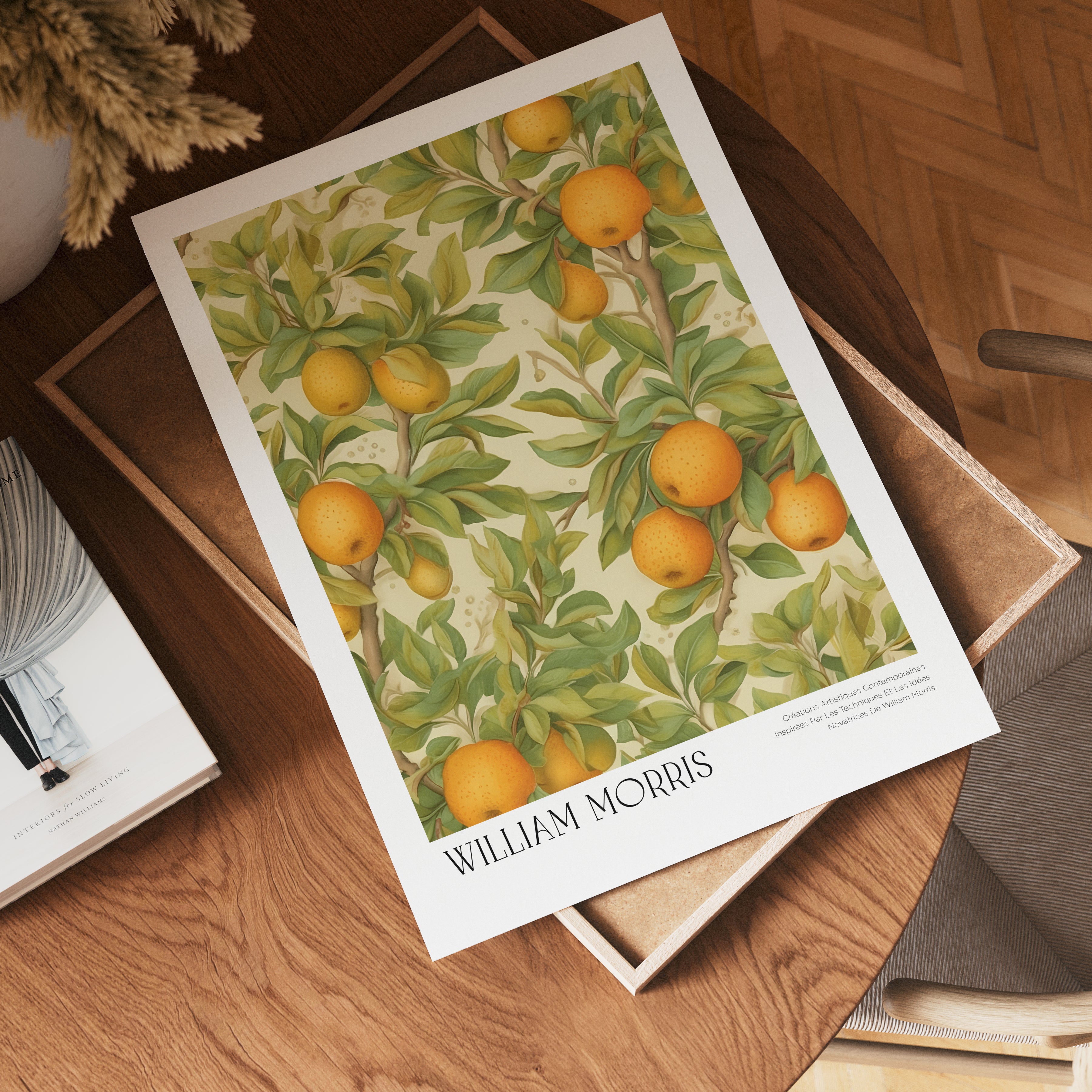 William Morris Golden Orchard Citrus Poster – poster väggdekoration