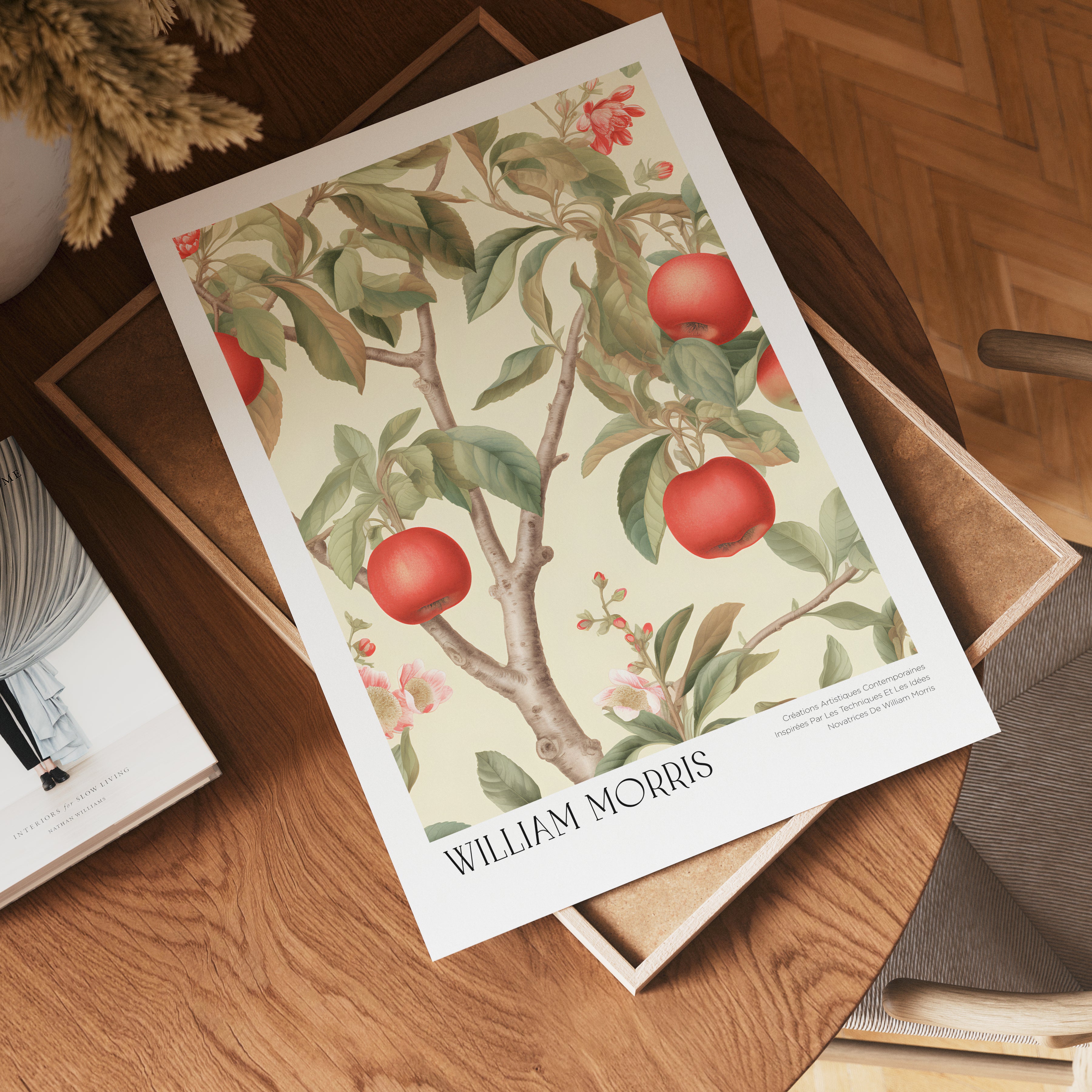 William Morris Crimson Orchard Apple Poster – poster väggdekoration