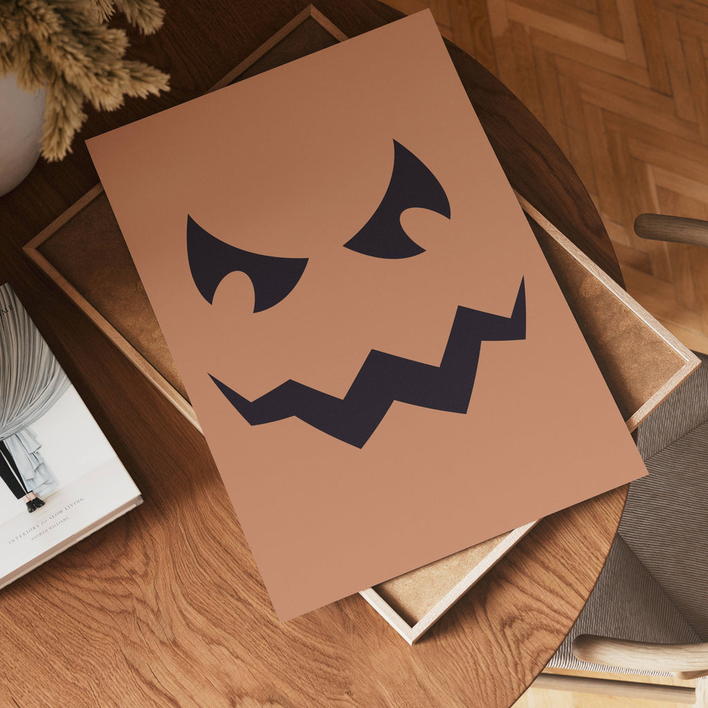 Pumpkin Grin Poster