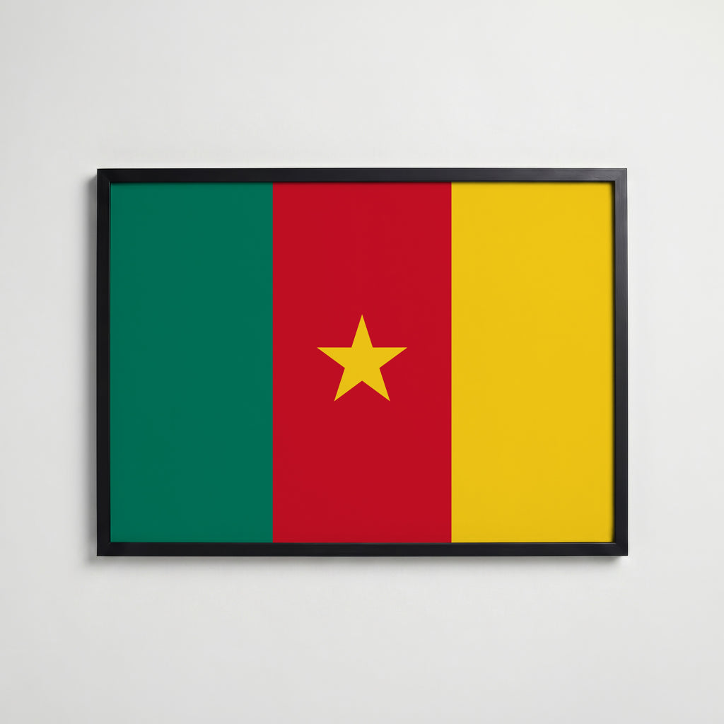 Cameroon National Flag Poster affisch – köp poster online – Bozetto väggdekoration